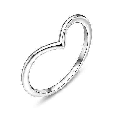 925純銀戒指．開運．防小人尾戒．時尚V