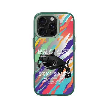iPhone 16 Pro Clear 憂墨綠 - KID - 潛水鯊魚