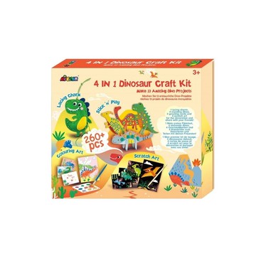 【德國Avenir Kids】精選4合1趣味套裝 - 恐龍世界