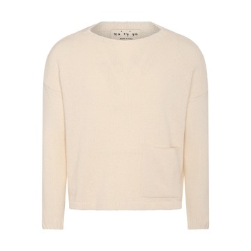 Ma Ry Ya - White Cotton Knitwear