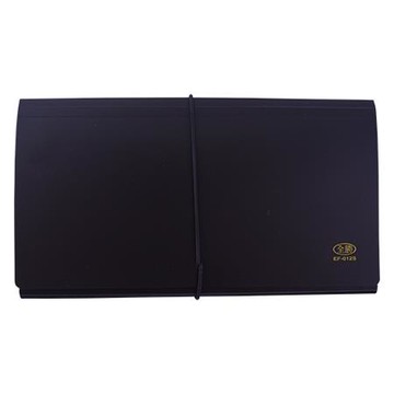 全勝CHUNG SENG PP12格風琴夾/EF012S/A5/黑