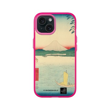 iPhone 15 Clear 粉漾桃 - Van Gogh Museum - 浮世繪系列富士三十六景 - 歌川廣重