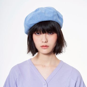 5th STREET｜中性｜牛仔貝雷帽｜石洗藍