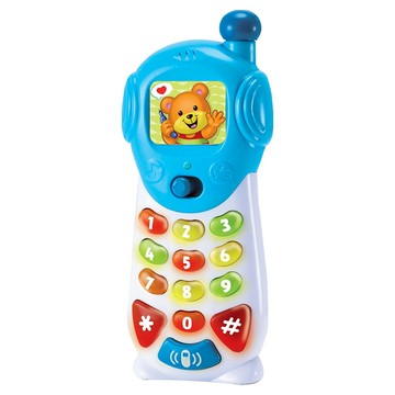 Winfun 兒童玩具電話  數字按鈕會發光，有音響效果和英語短語  電話  1個