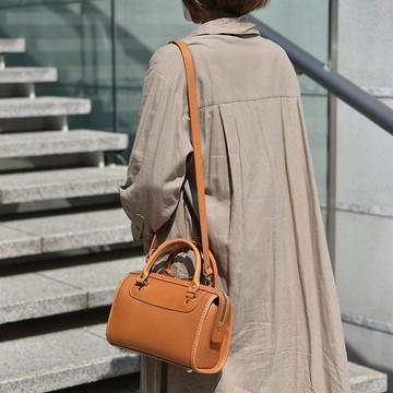 日本職人手作皮革迷你波士頓包 CW-11 - 共5色