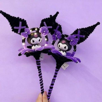 ✨臺灣出貨✨仙女棒手工diy權杖庫洛米魔法棒庫洛米道具拍照diy發光魔法棒魔杖