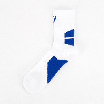 Asics Socks [3063A057-100] 中筒襪 厚底 籃球襪 運動 休閒 厚底 耐磨 舒適 白藍