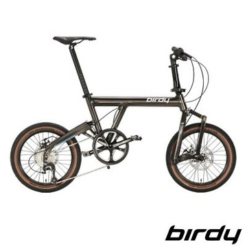 Birdy New Classic EVO 18吋10速碟煞特仕款折疊單車-墨鈦黑