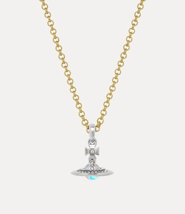 Vivienne Westwood Man. New Petite Orb Pendant Necklace Platinum-gold-crystal-ab-white-crys Platinum-gold-crystal-ab-white-crys Men