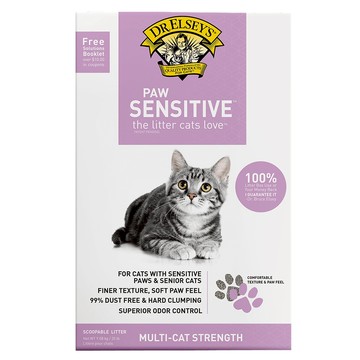 DR.ELSEYS 貓礦砂 柔嫩粉 SENSITIVE細緻觸感  20lb  1包