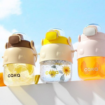 附背帶CAKA茶卡雙飲大肚杯大容量900ml吸管水杯水壺Tritan材質大肚吸管杯戶外水壺環保杯水杯可手提可肩背