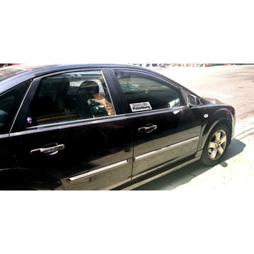 福特FOCUS二代晴雨窗 FORD FOCUS MK2 (4D,5D) 2012年專用【短截款】比德堡嵌入式晴雨窗