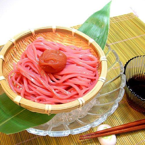 ふみこ農園 丸ざる冷し梅うどん 麺・めんつゆ・梅干し・丸ざる付き(麺150g)