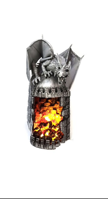 龍led燈檯燈，用於房間裝飾。