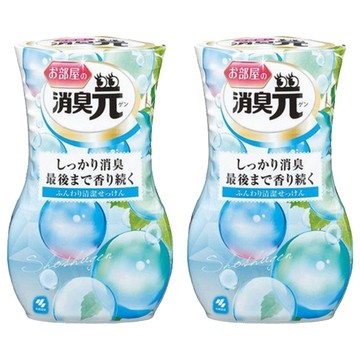 KOBAYASHI 小林製藥 消臭元 室內芳香劑  藍色泡泡皂香  400ml  2瓶