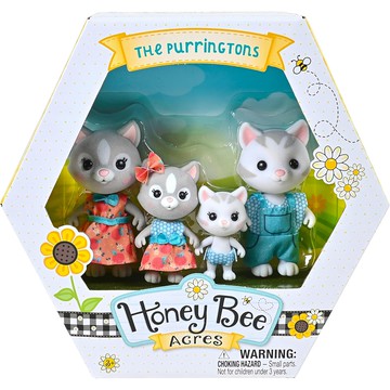 蜜蜂莊園 Honey Bee Acres 貓家族 扮家家酒玩具組 The Purringtons 包含Ella Rose Zoe Fritz  1組