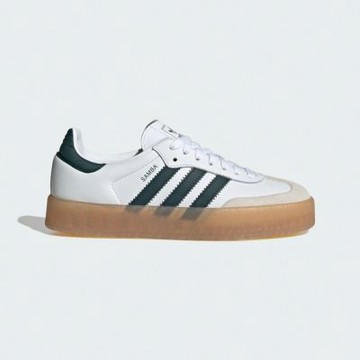 Adidas 愛迪達 Sambae W [JQ0983] 女 運動休閒鞋 舒適 白 綠