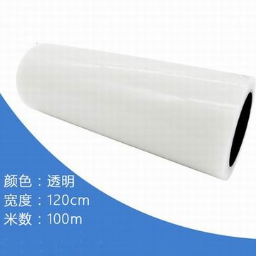 【PE透明保護膜膠帶-寬120cm*100米/卷-1卷/組】中粘自粘不殘膠易貼撕五金家電防護膜-586016
