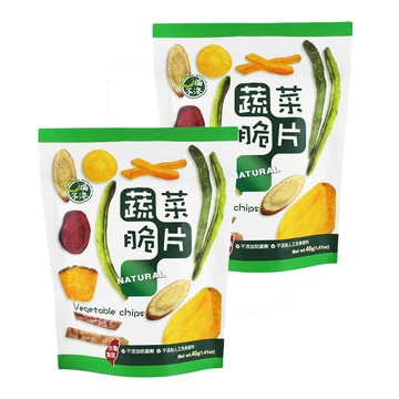 口福不淺 台灣蔬菜脆片  40g  2包