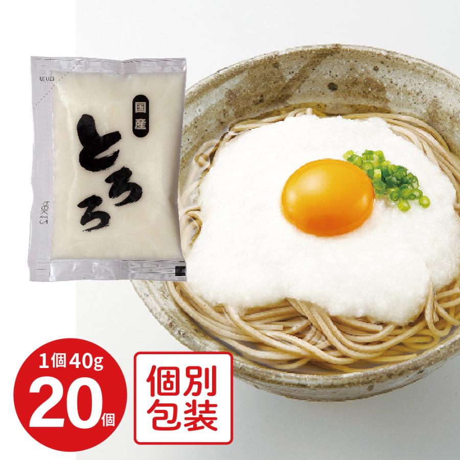 冷凍 マルコフーズ とろろ 40g×20袋 業務用