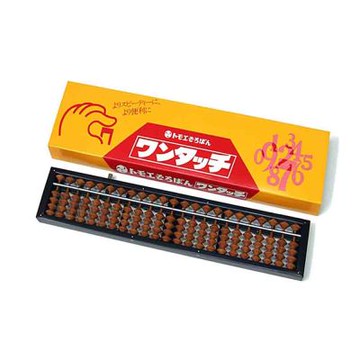 【日本 TOMOE】 トモエ算盤株式会社 自動式算盤 樺玉 算盤 珠心算 4x23檔 /個(ON100 4906935101002)