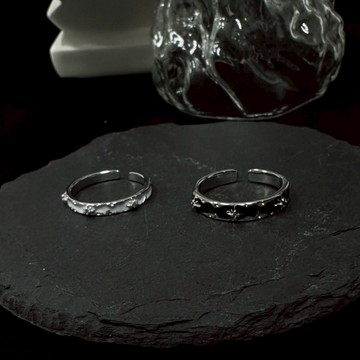 ☆LimeLight☆ 太陽 液態 十字星 五芒星 飾品 戒指 可調整 男生戒指 女生戒指 ACC-B70010