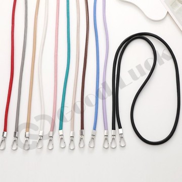 質感皮質手機斜背鏈 PU皮革掛帶 可調節背繩 百搭手機繩 高級感斜背帶 手機斜背鍊 耐用手機掛繩 時尚穿搭配件 R027