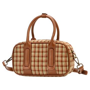 Vanwalk 出走 甜美波士頓單肩包 V2725 500g  棕巧餅乾  24 x 8 x 14cm