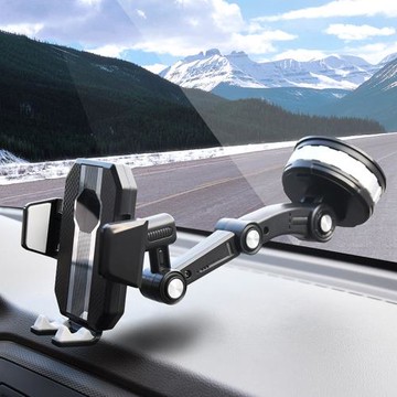 大貨車車載手機支架汽車大吸盤擋風玻璃中控臺手機架機械豹車內