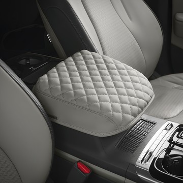 KMMOTORS 第四代 Carnival KA4 專用 菱格紋扶手枕  Misty Gray  1個