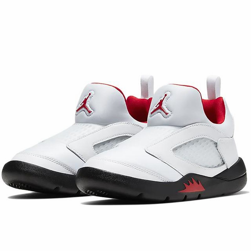 NIKE JORDAN 5 RETRO LITTLE FLEX PS CK1227-100 WHITE/UNIVERSITY RED ...