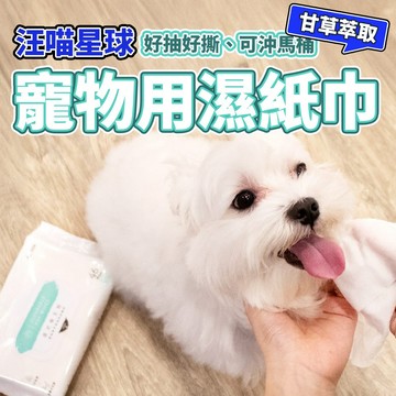 汪喵星球 寵物清潔用品 濕紙巾 寵物清潔 寵物濕紙巾 擦巾 擦澡巾 紙巾 寵物 貓 狗 毛大二寵物店