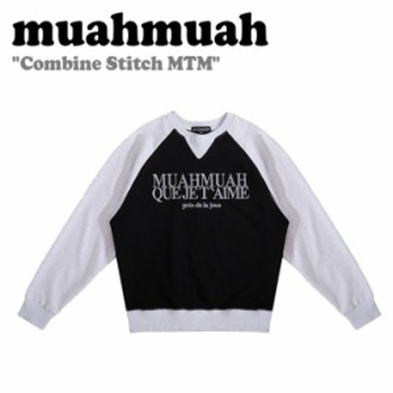 ムアムア トレーナー muahmuah ムーアムーア Stitch Crop MTM