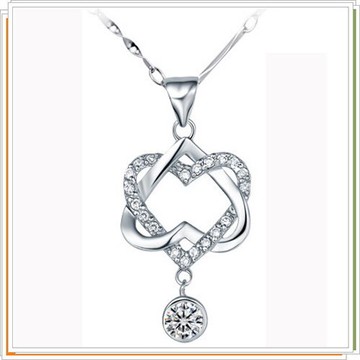 現貨+預購 925純銀項鍊 墜飾女銀飾-銀飾母親節生日情人節禮物7v8【獨家進口】【米蘭精品】