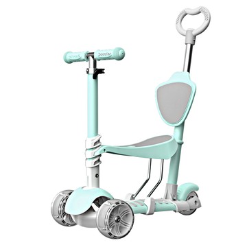 LOG 曼龍 坐立三用式 兒童玩具滑板車 (粉色/綠色 共2色)