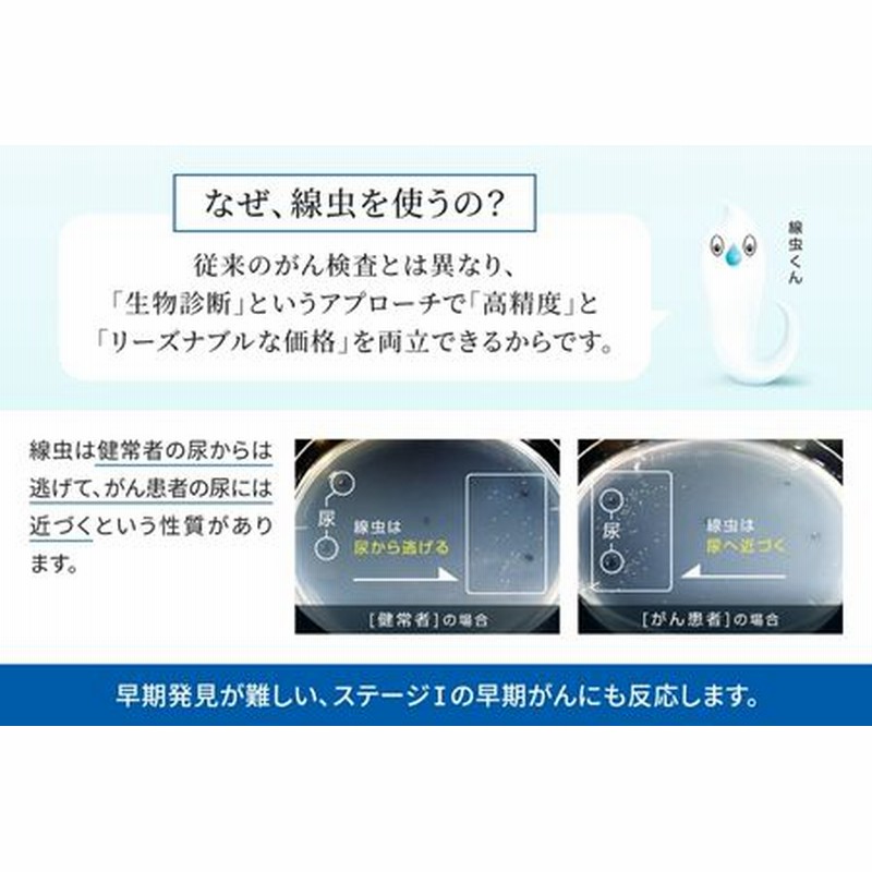 線虫くん N-NOSE がんのリスク早期発見 自宅で簡単 エヌノーズ がん検査 キット 検査キット がん検診 検査 線虫 尿 自宅 尿検査 早期発見  健康診断 健診 早期がん検知 癌 ガン N NOSE Nノーズ | LINEショッピング