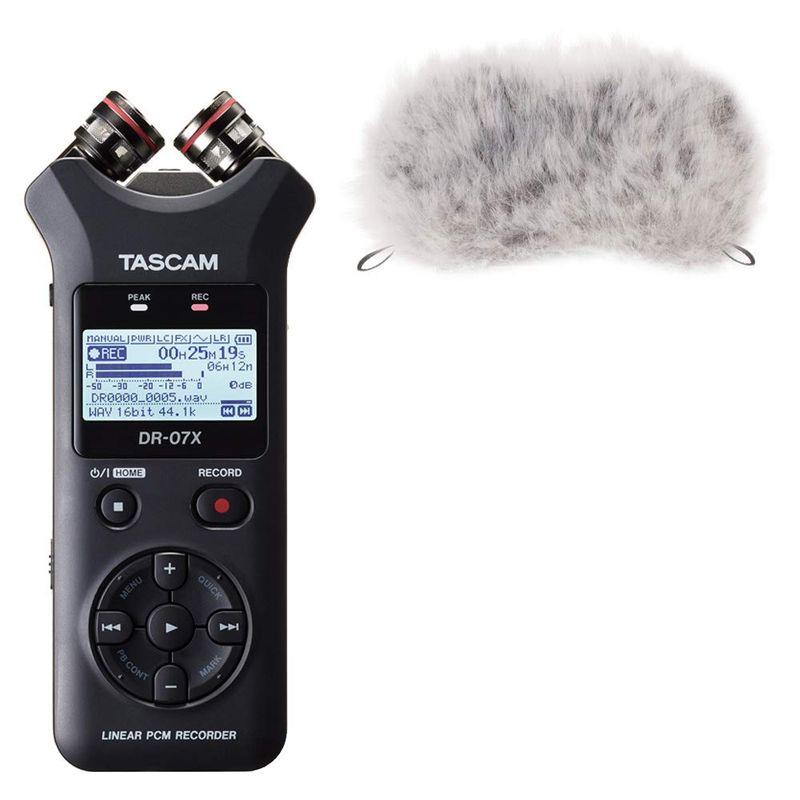 TASCAM DR-07X ウィンドスクリーン付きセット リニアPCMレコーダー