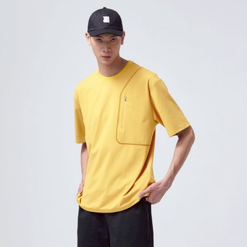 REBOOT動能-拉鍊口袋上衣-(棕灰/磁灰/瀝青綠/烏黑/赭石黃M-XL)