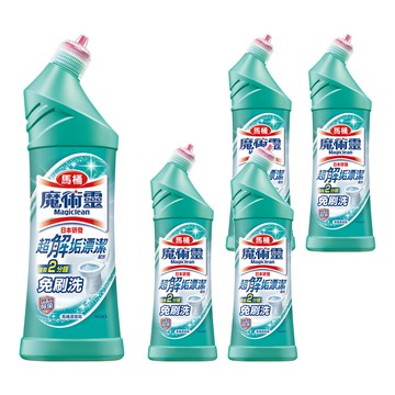 Kao 花王 Magiclean 魔術靈 台灣公司貨 殺菌瞬潔 馬桶清潔劑 一般款  500ml  5瓶