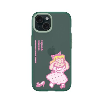 iPhone 15 Clear 憂墨綠 - OSAMU GOODS - Betty 遺失了高跟鞋