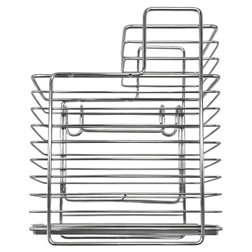 HONESTY 不銹鋼瀝水架 直立 12x6x16cm  2層  不銹鋼  1個