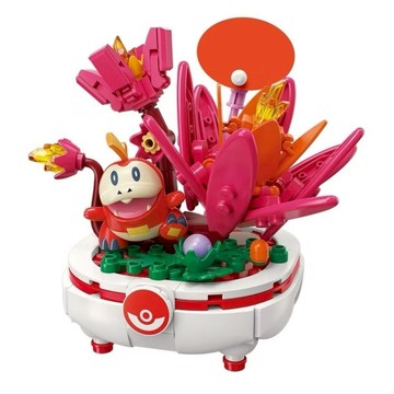 Qman 啟蒙積木 KEEPPLAY 寶可夢 盆栽系列積木｜聖誕禮物 交換禮物 生日禮物 十二星座 儀式感生活 生日禮物 情人節禮物