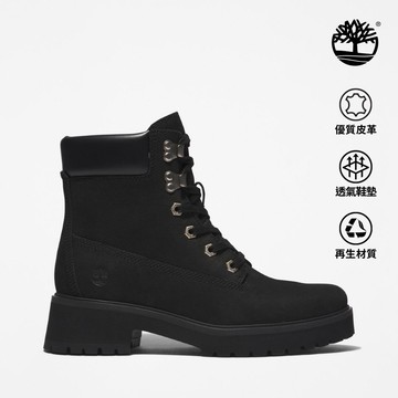 Timberland 女款黑色綁帶式休閒靴|A5NYY015
