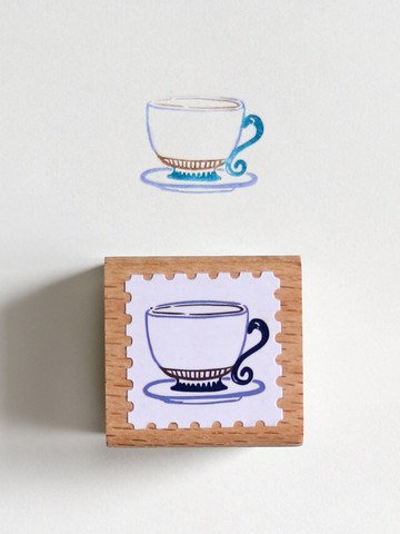 咖啡杯 原創自由拼色印章 日本TaiyopineFineColor製造