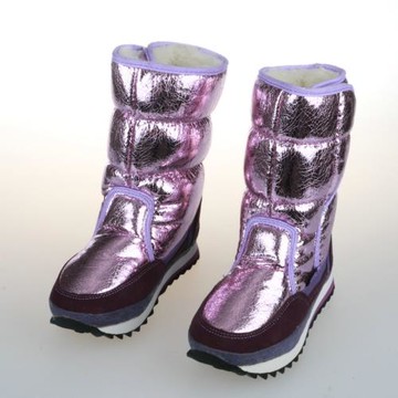 冬季雪地靴防滑平底加絨保暖外貿冷雨天穿滑雪場旅游