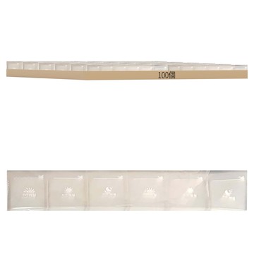 PET藥袋 6格款 透明色  100個