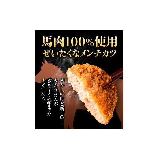 ふるさと納税 熊本県 御船町 馬肉メンチカツ 100g×30個 計3kg 千興ファーム 馬肉 冷凍 《60日以内に順次出荷(土日祝除く)》ジューシー　揚げ物 肉 熊本県御船…