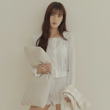 暱時光｜細膩柔織短褲家居服三件式套組