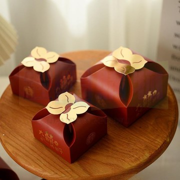 台灣熱賣 好柿發生 柿柿如意喜糖盒 包装盒 喜糖袋 伴手礼盒 周歲糖盒 生日 周歲 结婚喜糖盒 创意盒 婚禮佈置 結婚