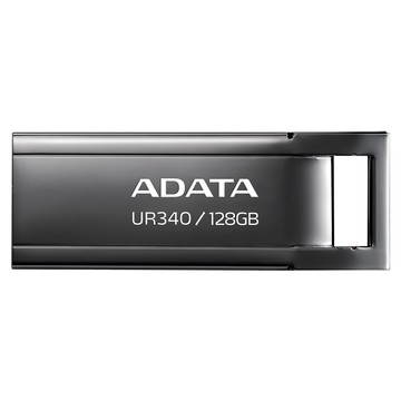 ADATA 威剛 USB3.2 Gen1 金屬鏡面隨身碟 UR340 128GB 黑色 高速傳輸 輕巧便攜 原廠五年保固  1個